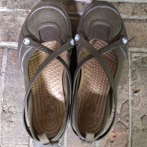Crocs women's sandals size 7W